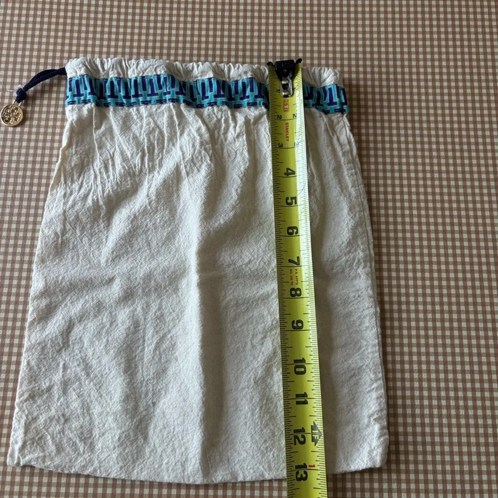 Tory‎ Burch Flats purse dust bag with drawstring